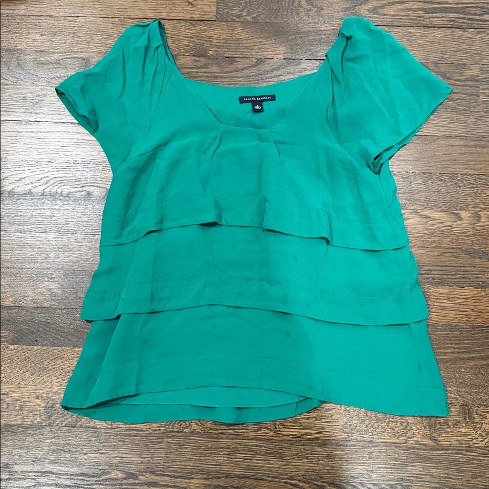 Banana Republic Emerald Blouse